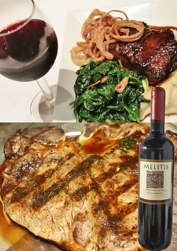 Melitis red wine by Divino